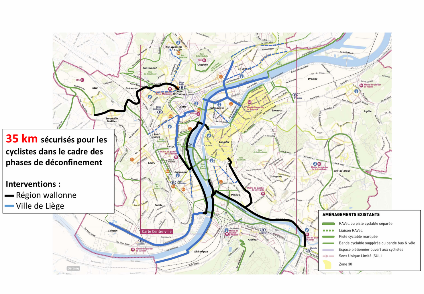 La Ville de Liège au travail